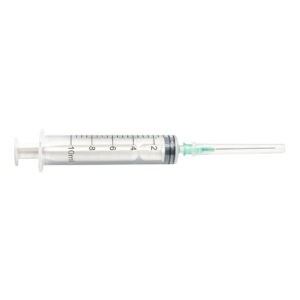MATERIALS INJECTION - CATHETERS Disposable Syringe Single Use 10 ml with Needle 21G 1 piece