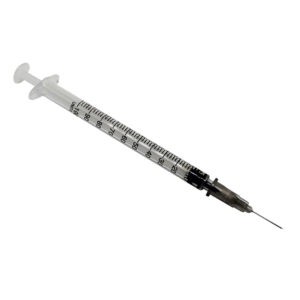 DISPOSABLES MEDICAL Bluemed – Disposable Syringes Single Use 1ml with Removable Needle G27x1/2