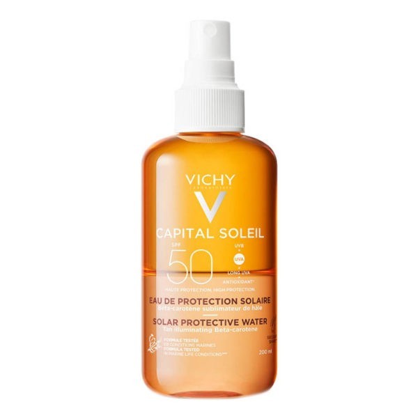 4Seasons Vichy – Capital Soleil Protective Water Spray Enhanced Tan SPF50 200ml SunScreen