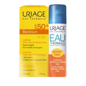 Uriage – Promo Bariesun Creme SPF50+ Αντηλιακή Κρέμα Λεπτόρευστης Υφής Αόρατη 50ml και Δώρο Eau Thermale Water Spray Ιαματικό Νερό 50ml Γυναίκα Uriage – Promo Bariesun Creme SPF50+ Αντηλιακή Κρέμα Λεπτόρευστης Υφής Αόρατη 50ml και Δώρο Eau Thermale Water Spray Ιαματικό Νερό 50ml
