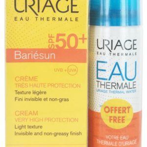Uriage – Promo Bariesun Creme SPF50+ Αντηλιακή Κρέμα Λεπτόρευστης Υφής Αόρατη 50ml και Δώρο Eau Thermale Water Spray Ιαματικό Νερό 50ml Γυναίκα Uriage – Promo Bariesun Creme SPF50+ Αντηλιακή Κρέμα Λεπτόρευστης Υφής Αόρατη 50ml και Δώρο Eau Thermale Water Spray Ιαματικό Νερό 50ml