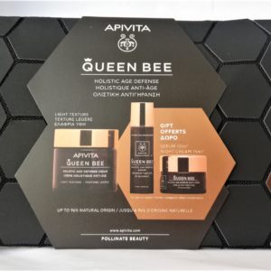 Apivita – PROMO Queen Bee Travel Set Holistic Age Defense Light Cream Δώρο Serum 10ml Night Cream 15ml Γυναίκα Apivita – PROMO Queen Bee Travel Set Holistic Age Defense Light Cream Δώρο Serum 10ml Night Cream 15ml