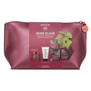 Apivita – Set Wine Elixir Αντιρυτιδική Κρέμα για Σύσφιξη και Lifting Ελαφριά Υφή 50ml και Cleansing Γαλάκτωμα Καθαρισμού 50ml και Face Mask with grape 2x8ml Γυναίκα Apivita – Set Wine Elixir Αντιρυτιδική Κρέμα για Σύσφιξη και Lifting Ελαφριά Υφή 50ml και Cleansing Γαλάκτωμα Καθαρισμού 50ml και Face Mask with grape 2x8ml