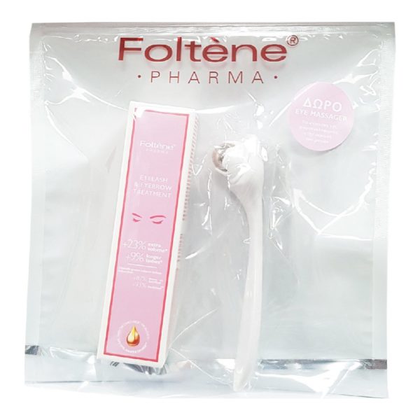 Γυναίκα Foltene – Pharma Eyelash and Eyebrow Treatment Αγωγή για Βλεφαρίδες Και Φρύδια 6,5ml και Δώρο Eye Massager