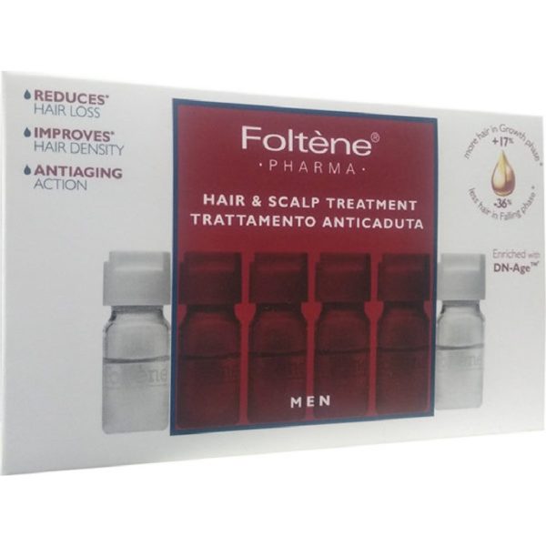 Περιποίηση Μαλλιών-Άνδρας Foltene – Men Hair and Scalp Treatment Αγωγή με Αμπούλες Κατά της Ανδρικής Τριχόπτωσης 12Abs Foltene New Series