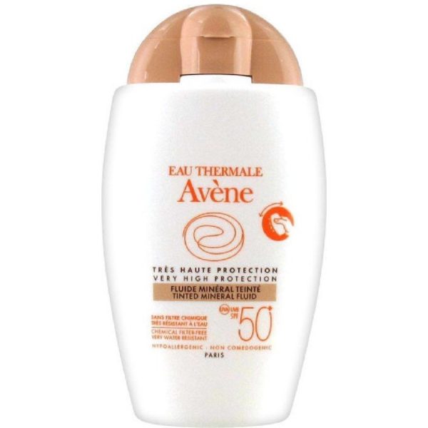 Περιποίηση Προσώπου Avene – Eau Thermale Fluide Mineral Teinte SPF50+ Αντηλιακό Προσώπου για το Ευαίσθητο, μη Ανεκτικό Δέρμα με Χρώμα 40ml AVENE - Face Sunscreen