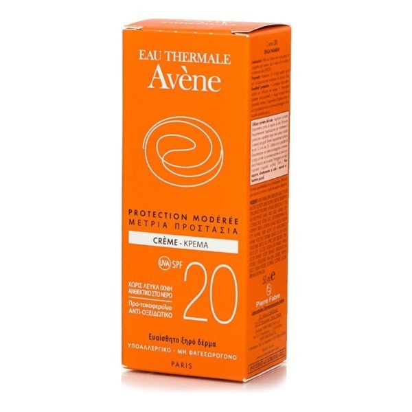 4Εποχές Avene – Αντηλιακή Κρέμα Μέτριας Προστασίας για Ξηρό Πολύ Ξηρό Δέρμα SPF20 50ml AVENE - Face Sunscreen