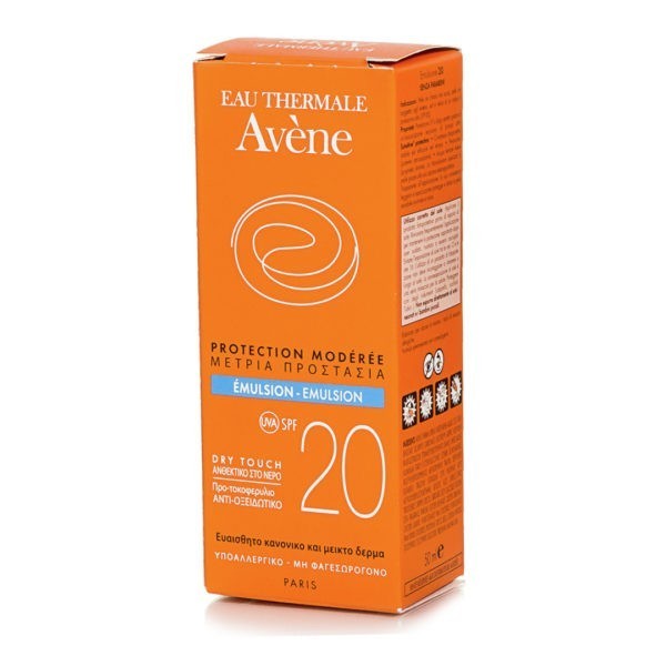 Face Care Avene – Soins Solaires Emulsion SPF20 50ml Avene July Promo