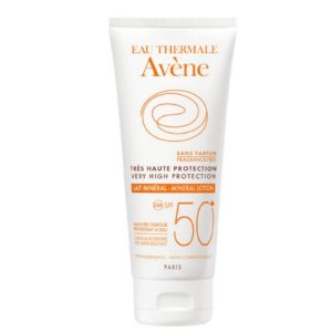 Face Sun Protetion Avene – Mineral Lotion Very High Protection Body Milk for Intolerant Skin SPF50 100ml Avene July Promo