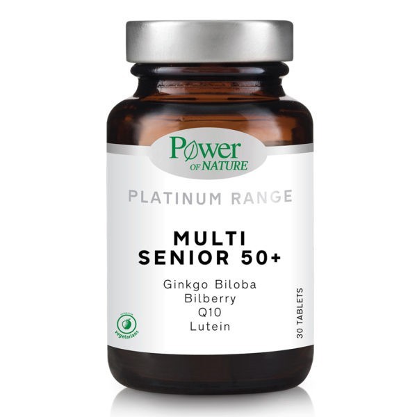 Vitamins PowerHealth – Classics Platinum Multi Senior 50 with Ginkgo biloba Bilberry Q10 Lutein 30 Tablets