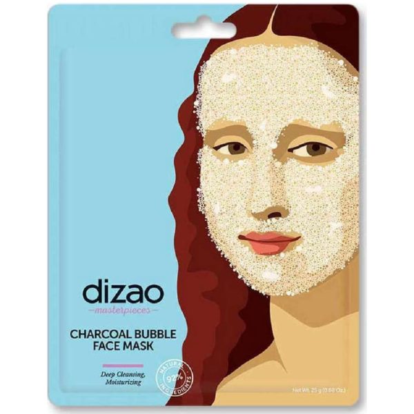 Exfoliants Dizao – Charcoal Bubble Face Mask 1pcs
