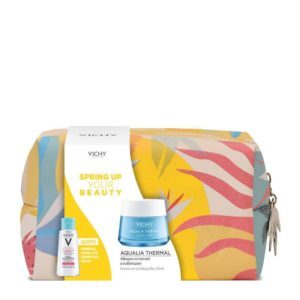 Vichy – Promo Aqualia Thermal Light Ενυδατική Κρέμα Προσώπου Ελαφριάς Υφής 50ml και Δώρο Mineral Micellar Sensitive Νερό Καθαρισμού για Ευαίσθητες Επιδερμίδες για Πρόσωπο και Μάτια 100ml και Νεσεσέρ Γυναίκα Vichy – Promo Aqualia Thermal Light Ενυδατική Κρέμα Προσώπου Ελαφριάς Υφής 50ml και Δώρο Mineral Micellar Sensitive Νερό Καθαρισμού για Ευαίσθητες Επιδερμίδες για Πρόσωπο και Μάτια 100ml και Νεσεσέρ