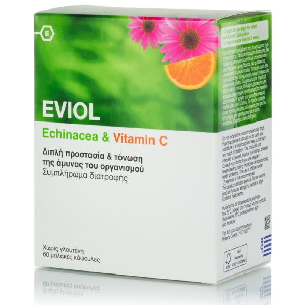 Nutrition Eviol – Echinacea and Vitamin C 60 caps