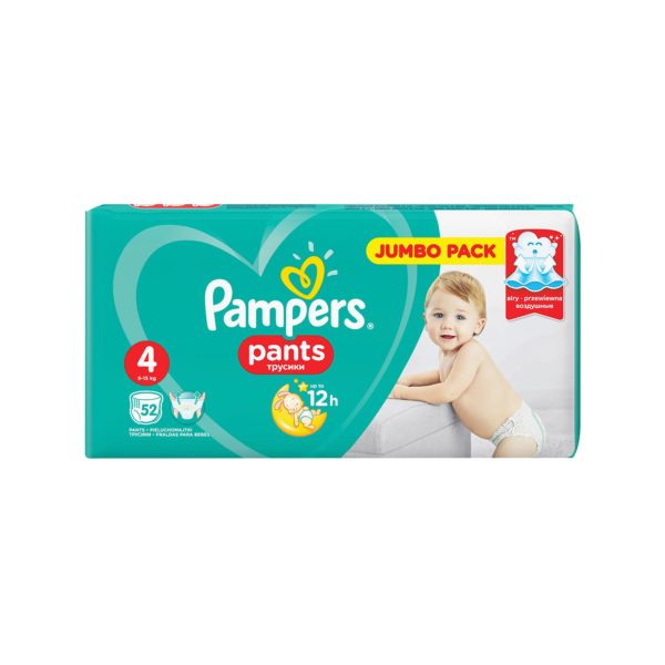 Baby Care Pampers – Pants Νο4 (9-15Kg) 52pcs