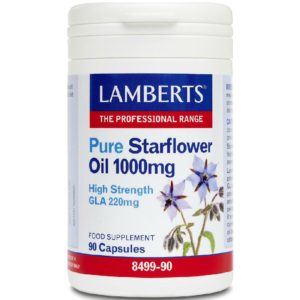 Nutrition Lamberts – Pure Starflower Oil 1000 mg High GLA 220mg 90caps