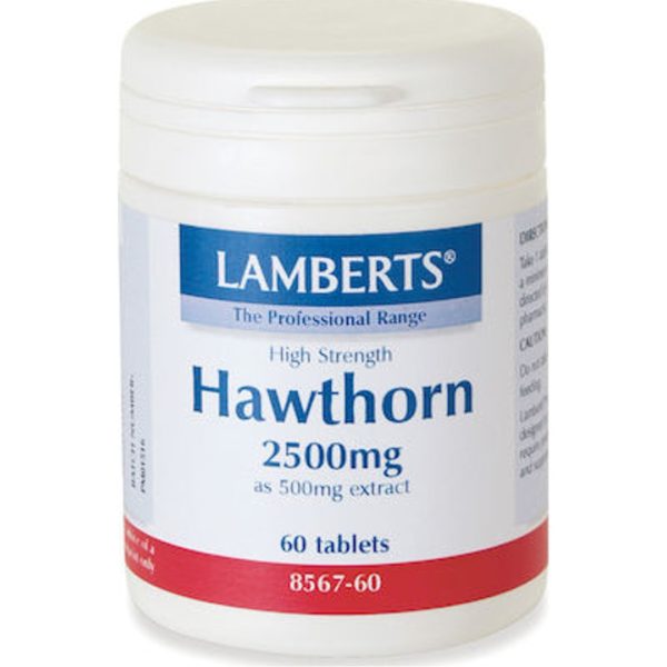 Αντιμετώπιση Lamberts – Hawthorn 2500mg για το Καρδιαγγειακό 60tabs