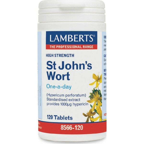 Άγχος - Στρες - Χαλάρωση Lamberts – St. John’s Wort Εκχύλισμα Υπερικόν Βαλσαμόχορτο 120tabs
