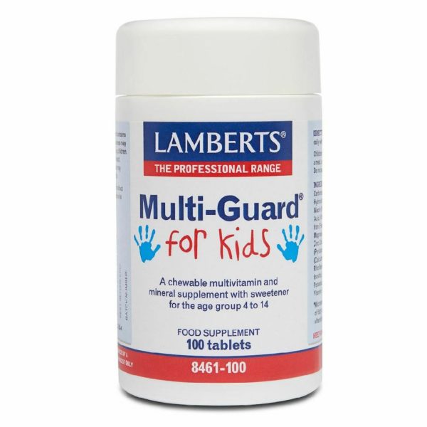 Παιδικές Βιταμίνες Lamberts – Multi Guard For Kids Παιδική Πολυβιταμίνη για 4-14 Ετών 100tabs Covid-19 Kids Protection