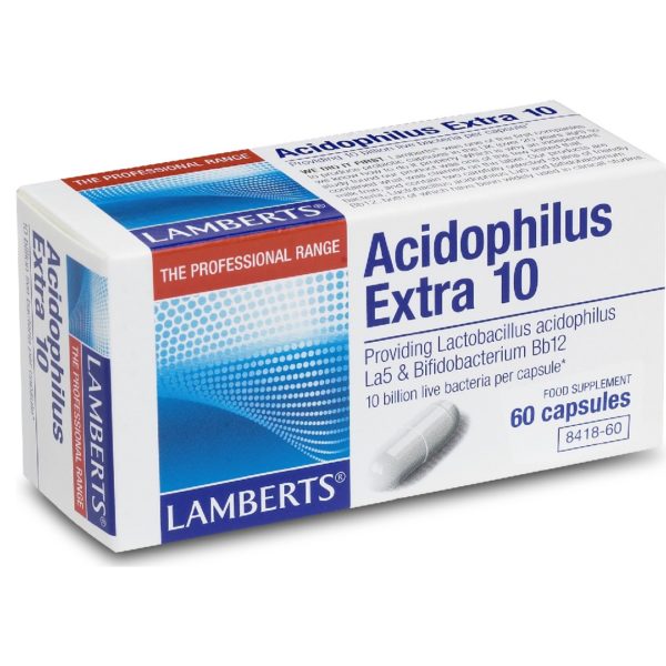 Αντιμετώπιση Lamberts – Acidophilus Extra 10 Προβιοτικό Σκεύασμα Milk Free 60caps