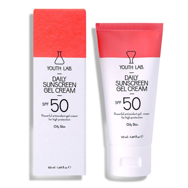 Άνοιξη Youth Lab – Daily Sunscreen Gel Cream SPF 50 για Λιπαρές Επιδερμίδες 50ml SunScreen