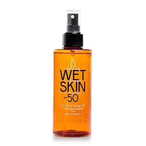 Youth Lab Wet Skin SPF50 Dry Touch Tanning Oil Face