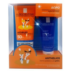 La Roche Posay – Promo Anthelios Dermopediatrics Lait SPF50+ Γαλάκτωμα πολύ υψηλής αντηλιακής προστασίας για Παιδιά 250ml και Δώρο Lipikar Gel Lavant Απαλός Καθαρισμός Προσώπου και Σώματος 100ml Καλοκαίρι La Roche Posay – Promo Anthelios Dermopediatrics Lait SPF50+ Γαλάκτωμα πολύ υψηλής αντηλιακής προστασίας για Παιδιά 250ml και Δώρο Lipikar Gel Lavant Απαλός Καθαρισμός Προσώπου και Σώματος 100ml