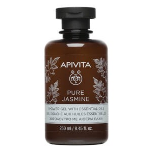 Αφρόλουτρα Apivita – Pure Jasmine Shower Gel Αφρόλουτρο με Αιθέρια Έλαια 250ml