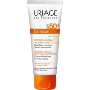 Άνοιξη Uriage – Bariesun Crème Minérale SPF50+ Αντηλιακή Κρέμα για Πρόσωπο και Σώμα για Βρέφη και Ευαίσθητα Δέρματα 100ml Uriage - Bariesun