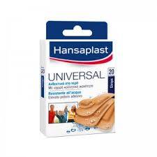 ΕΠΙΔΕΣΜΙΚΟ ΥΛΙΚΟ Hansaplast – Universal Διάφορα Μεγέθη Ανθεκτικά στο Νερό 20 τμχ