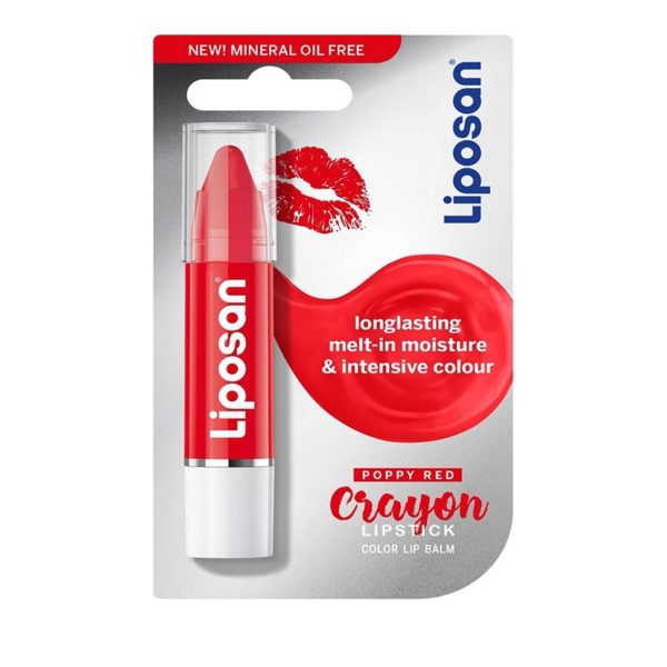 Χείλη Liposan – Crayon Lipstick Poppy Red 3gr