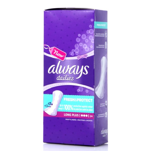 Sanitary Narkins - Tampons Always – Dailies Extra Protect Long Plus 24pcs