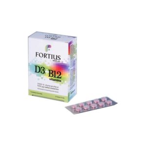 Vitamins Geoplan – Fortius D3 2500 IU and B12 1000μg 30 tabs