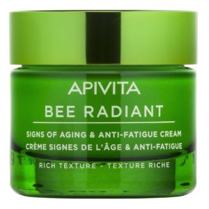 Περιποίηση Προσώπου Apivita – Bee Radiant Κρέμα Πλούσιας Υφής Για Σημάδια Γήρανσης και Ξεκούραστη Όψη 50ml Apivita - Bee Radiant