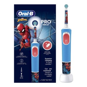 Οδοντόβουρτσες-Ph Oral-B – Pro Kids Spiderman Ηλεκτρική Οδοντόβουρτσα για 3+ χρονών