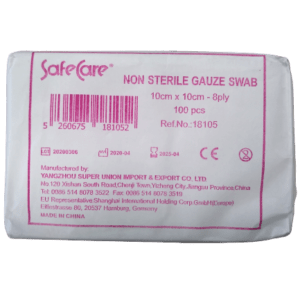 Gauze Compresses - Bandages Safecare – Non Sterile Gauze Swab Ref 18105 10×10 8pcs