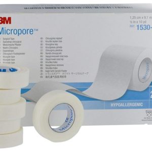 DISPOSABLES MEDICAL 3M – Micropore Surgical Tape 1.25 cm x 9.1 m 1pcs REF 1530-0