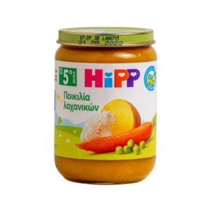 Infant Creams Hipp – Baby Meal with Vegetables after 5th Month 190gr