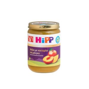 Διατροφή Βρέφους Hipp – Φρουτόκρεμα Μήλο με Νεκταρίνι και Μάνγκο από τον 4ο Μήνα 190gr