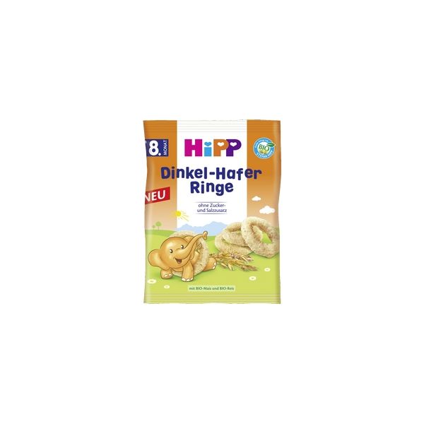 Infant Nutrition Hipp – Rings with Splet and Oatmeal from 8th Month 30gr