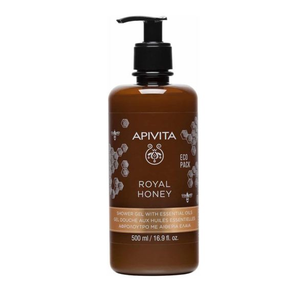 Body Shower Apivita – Royal Honey Shower Gel with Essential Oils Ecopack 500ml Royal Honey