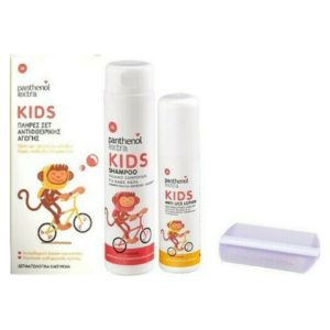 Lice Protection & Treatment-Autumn Medisei – Promo Panthenol Extra Kids Set AntiLice treatment with AntiLice Losion 125ml Brush and EveryDay Shampoo 300ml 1pcs