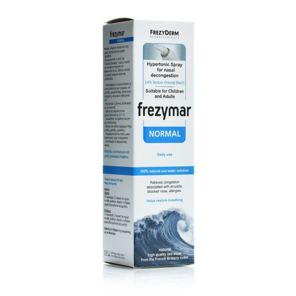 4Εποχές Frezyderm – Frezymar Normal – Υπέρτονο Σπρέυ Ρινικής Αποσυμφόρησης 100ml