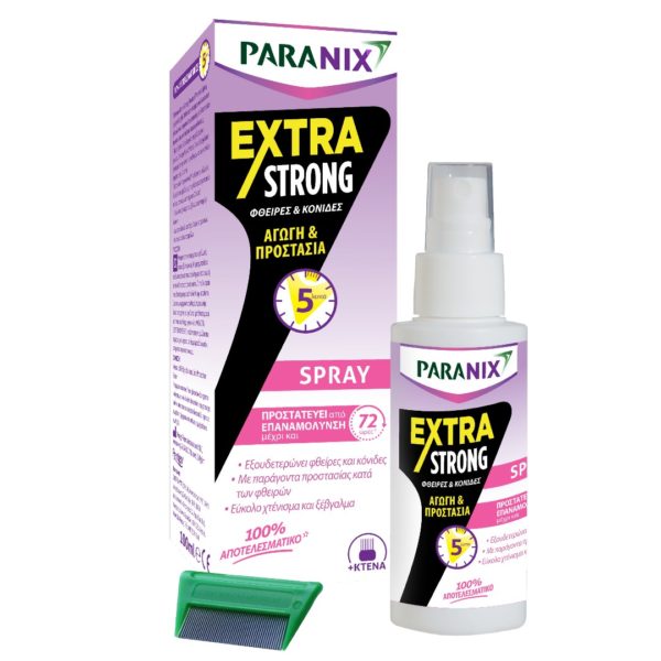 Αντιφθειρικά-Φθινόπωρο Paranix – Extra Strong Spray Αντιφθειρικό Σπρέι – Αγωγή και Προστασία σε 5 Λεπτά 100ml