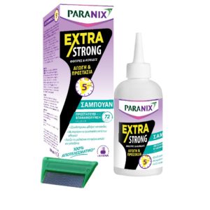 Σαμπουάν - Αφρόλουτρα Παιδικά Paranix – Extra Strong Shampoo Αντιφθειρικό Σαμπουάν – Αγωγή και Προστασία σε 5 Λεπτά 200ml