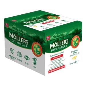 Food Supplements Moller’s – Omega-3 Forte 150 caps