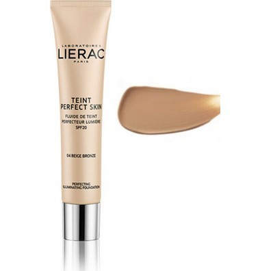 Περιποίηση Προσώπου Lierac – Teint Perfect Skin 04 Bronze Beige Λεπτόρρευστο Make up Προσώπου 30ml