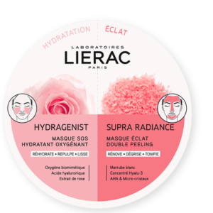 Περιποίηση Προσώπου Lierac – Duo Mask Hydragenist και Supra Radiance Kαθαρισμός και Εντατική Ενυδάτωση 2x6ml
