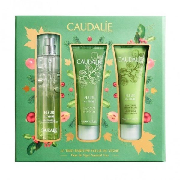 Αφρόλουτρα Caudalie – Promo Fleur de Vigne Fresh Fragnance 50ml και Shower Gel 50ml και Nourishing Body Lotion 50ml