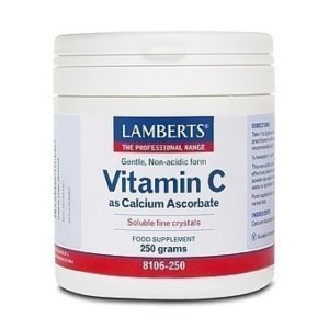 Βιταμίνες Lamberts – Ασκορβικό Ασβέστιο με Βιταμίνη C σκόνη 250gr