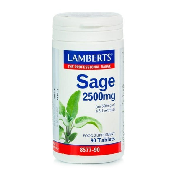 Food Supplements Lamberts – Sage 2500mg 90 tabs